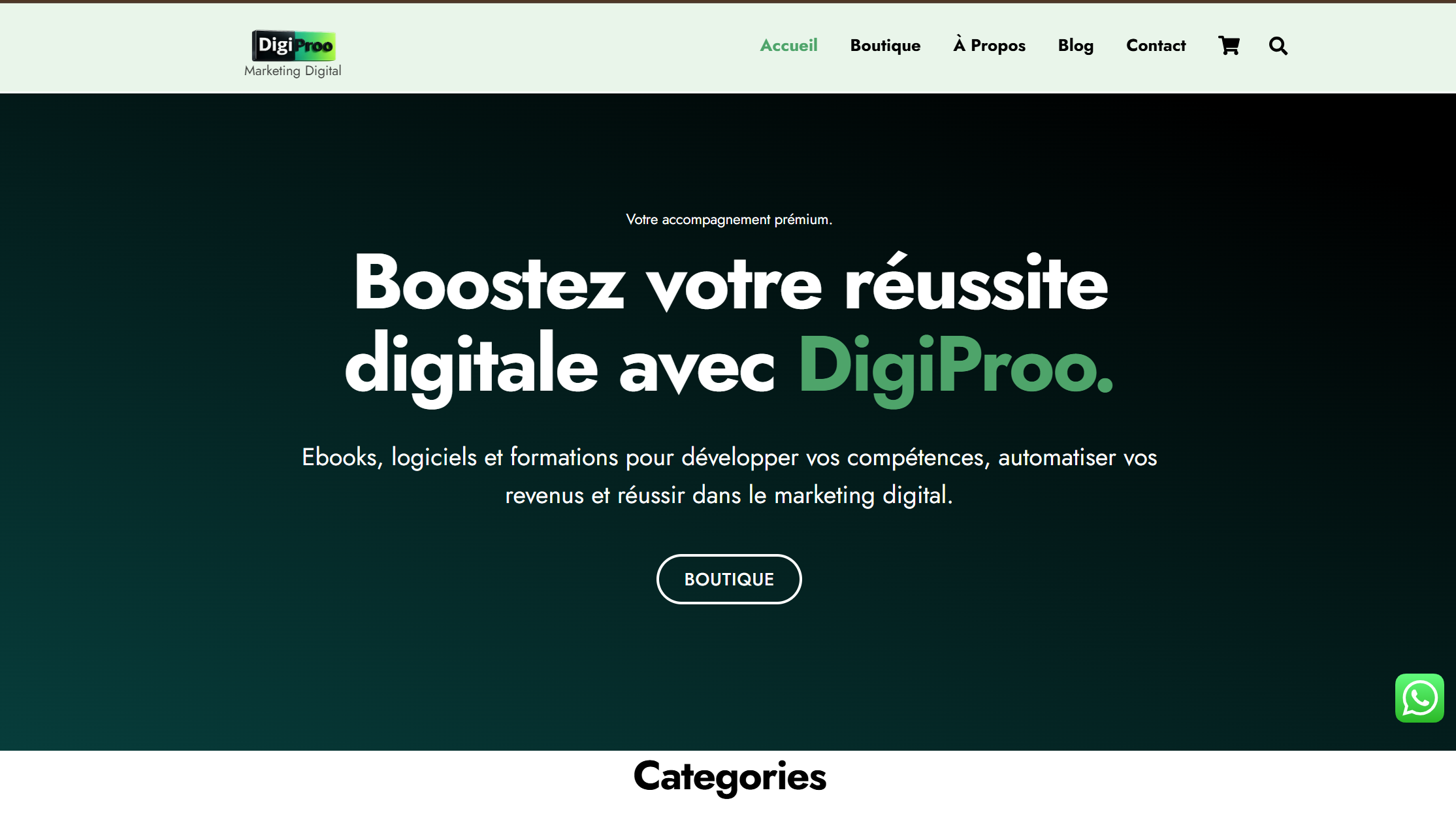 Plateforme de services digitaux modernes et ergonomiques - digiproo.com