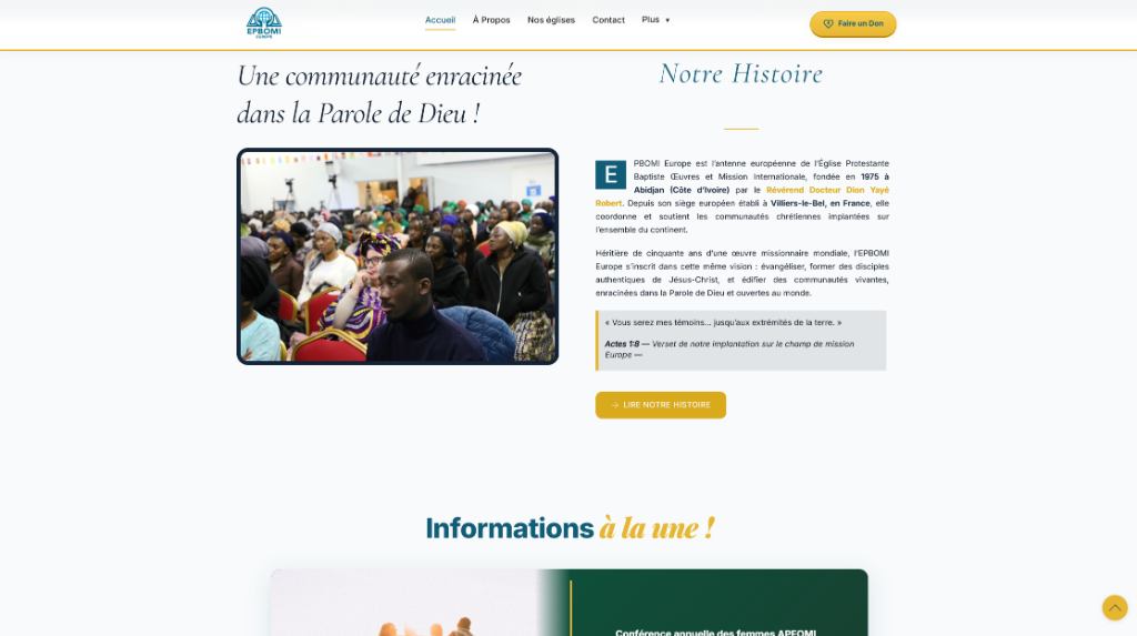 EPBOMI — Histoire